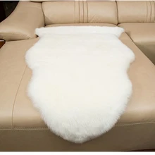 Имитация шерсти ковер Австралийский шерстяной цельный диван подушка эркер коврик весь овчина ковер для спальни Одеяло Подушка для сиденья