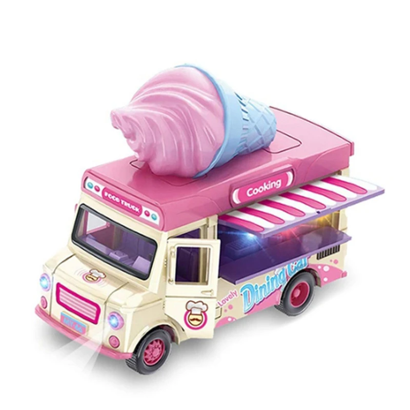 

Toy Car with Music Lights and Openable Awning, Ice Cream Toy Car Trolley