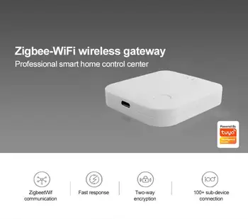 

Tuya Smart Zigbee Wifi Gateway Tuya Multi-function Device Work For Alexa Google Home App Linkage Tuya Smart Home Household