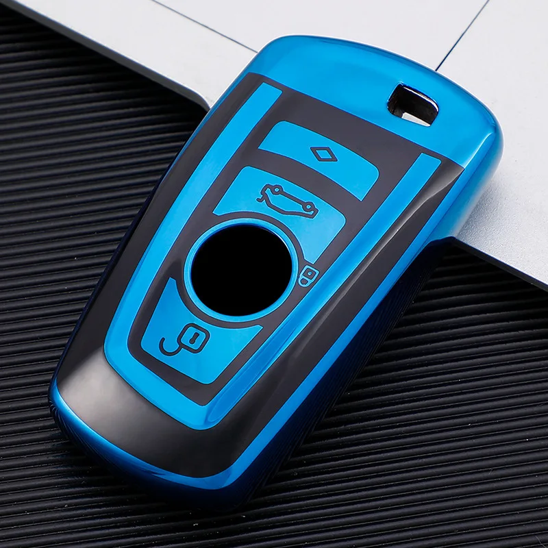 Cover chiate/telecomando per BMW F31 F10 F11 F30 F18 E46 118i 320i 1 3 5 7 serie X3 F25 X4 M3 M5 borsa portachiavi accessori Shell - H6fc7ab14b2ae417d818594f0dc478e3fD
