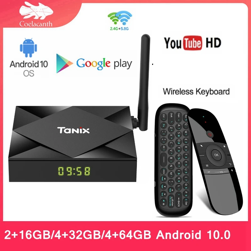 

Tanix TX6S TV Box Allwinner H616 Android 10.0 Tv Box 4GB RAM 32GB 64GB ROM Smart Set Top Box Quad Core 4K Media Player