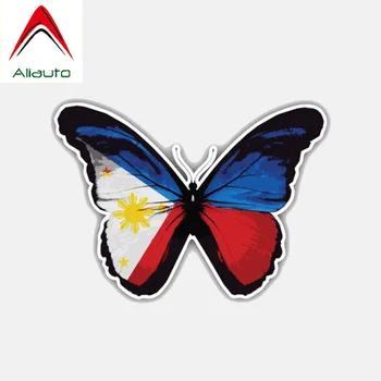 

Aliauto Funny Car Sticker Philippines Butterfly Flag Motorcycle Body Accessories Waterproof Sunscreen Reflective Decal,9cm*7cm