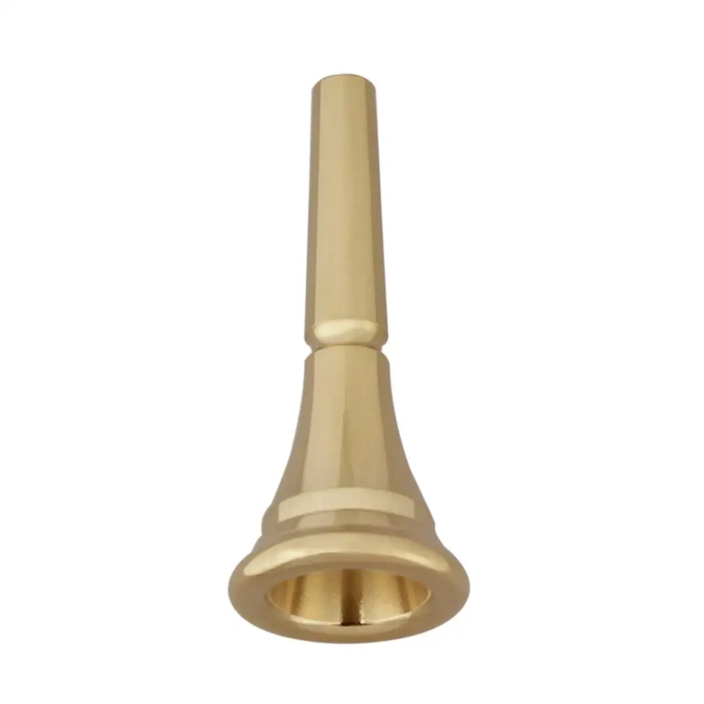 Durable Gold-plating French Horn Mouthpiece Mouth Brass Instrument Accessory