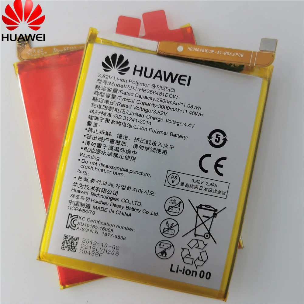 Сменный аккумулятор HB366481ECW для huawei Honor 9i P10 Lite P20 Lite G9 Honor 7C 7A Enjoy 7S 8E Nova Lite GT3 Nova 3E