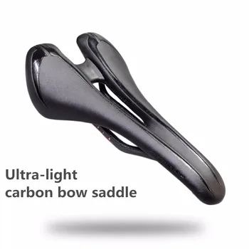 

ELYON Bicycle Lightweight Cushion Ultralight Comfort Hollow Gel Bottom Shell Carbon Fiber Track 165g Mountain Folding Road Bike