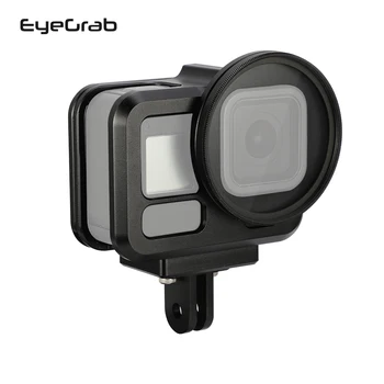 

Black Aluminum Alloy Protective Case for GoPro Hero 8 Metal Frame Cage + UV Lens Filter for Camera Accessories D40
