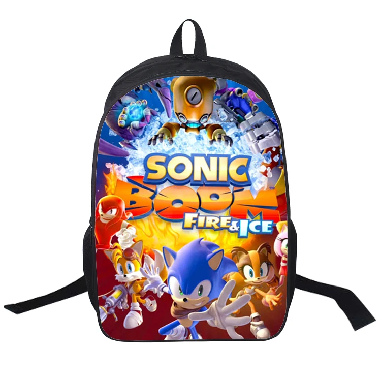 16 дюймов школьные сумки moive Sonic рюкзак boom для студентов школьная сумка для девочек мальчиков рюкзак mochilas индивидуальный заказ