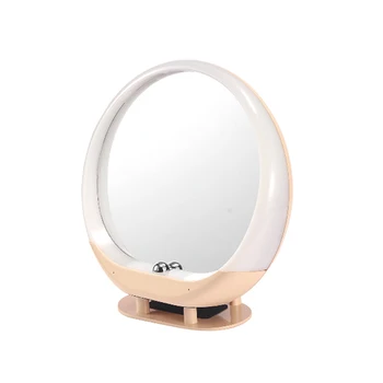 

Adjustable Angle Cosmetic Tool Home Audio Bluetooth Speaker LED Light Remote Control Table Lamp Makeup Mirror With Microphone