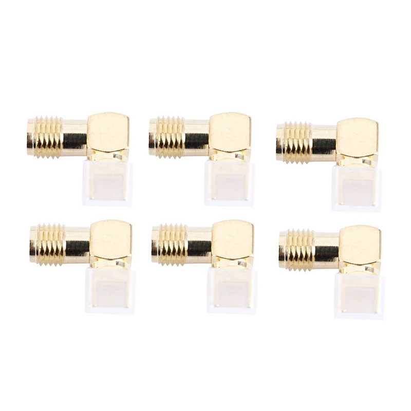

SMA Female Right Angle Solder PCB Mount RF Connector Adapter 12pcs