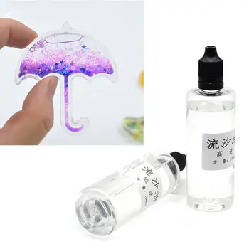 

100ml Highest Grade Acrylic Pour Oil Quicksand UV Epoxy Resin Silicone Mold Liquid Flow Art Oil Jewelry Making Tools
