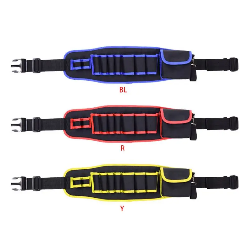 

Multi-purpose Electrician Tool Bag Waist Pocket Pouch Belt Storage Holder Pack 94PC