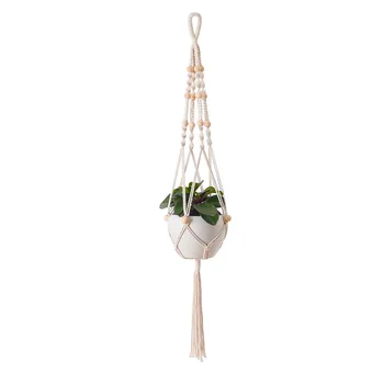 

1x Multi-functional Rope Plant Hanger Basket Flower Pot Hanging Holder Garden Decoration Hanging Planter Basket