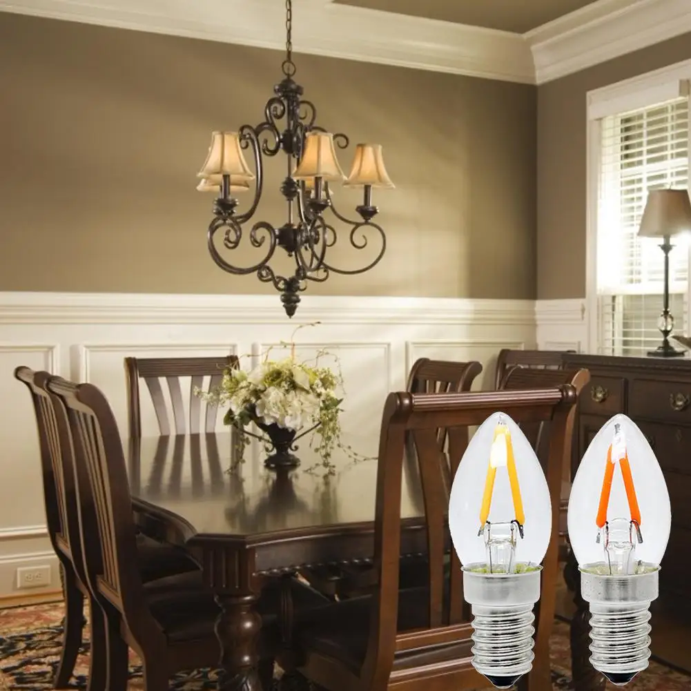 

E12 Led Refrigerator Bulb Light Candle Light Bulb C7 Night Light Chandeliers Ceiling Lamp Bulb For Restaurants Cafes