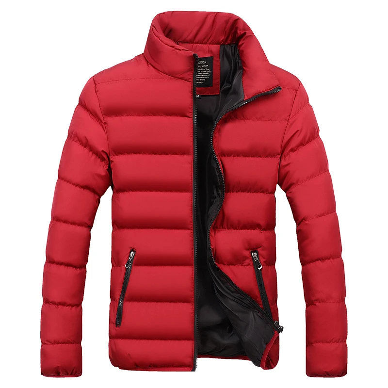 Winter Jacket Men Brand New Casual Parkas Men Thermal Coats Slim Fit Thick Warm Men's Coat Brand Clothing 5XL