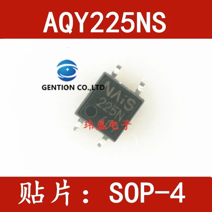 

10 шт. AQY225NSX 80 v / 120 ma часто медальон отделения твердотельные реле AQY225N AQY225NS в наличии 100% новый и оригинальный