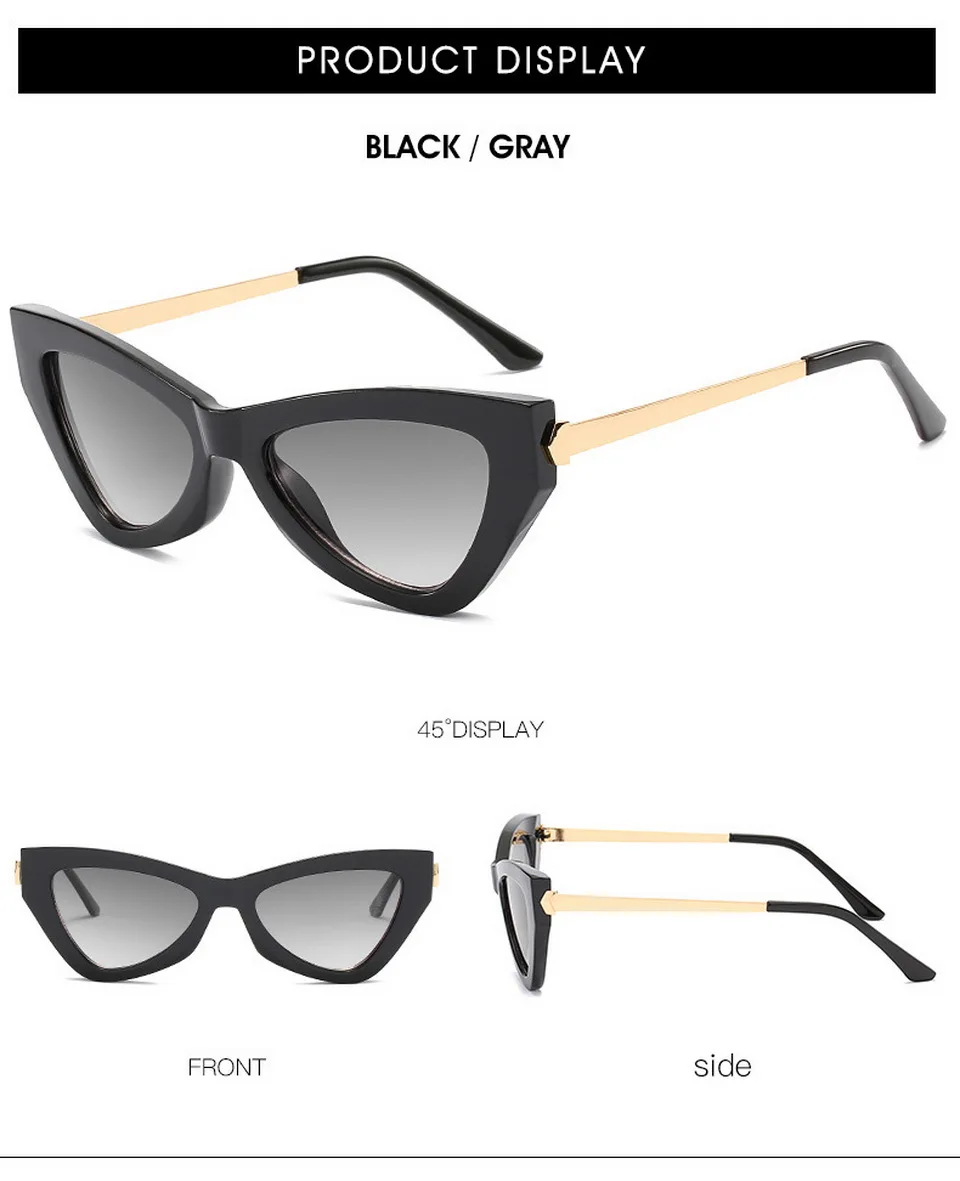 cat eye women sunglasses-7