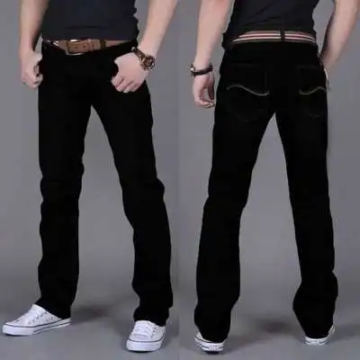 Бренд Xuansheng, прямые мужские джинсы, весна-осень, плотные черные, синие комбинезоны, распродажа, специальные длинные штаны, jenas
