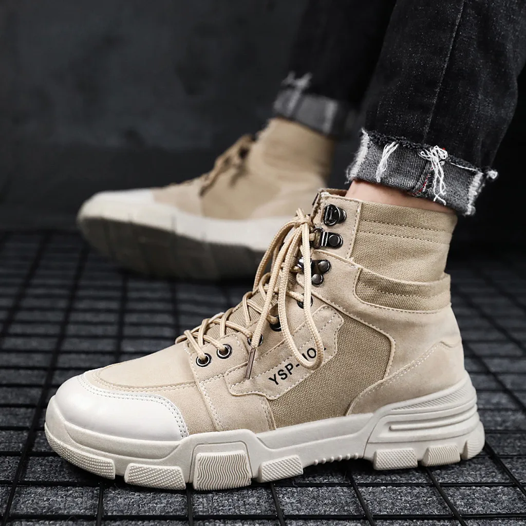 Мужская обувь; Новинка; модные ботинки; zapatos de hombre; Мужская мода; повседневные красивые рабочие кожаные ботинки в стиле ретро; ботинки в байкерском стиле