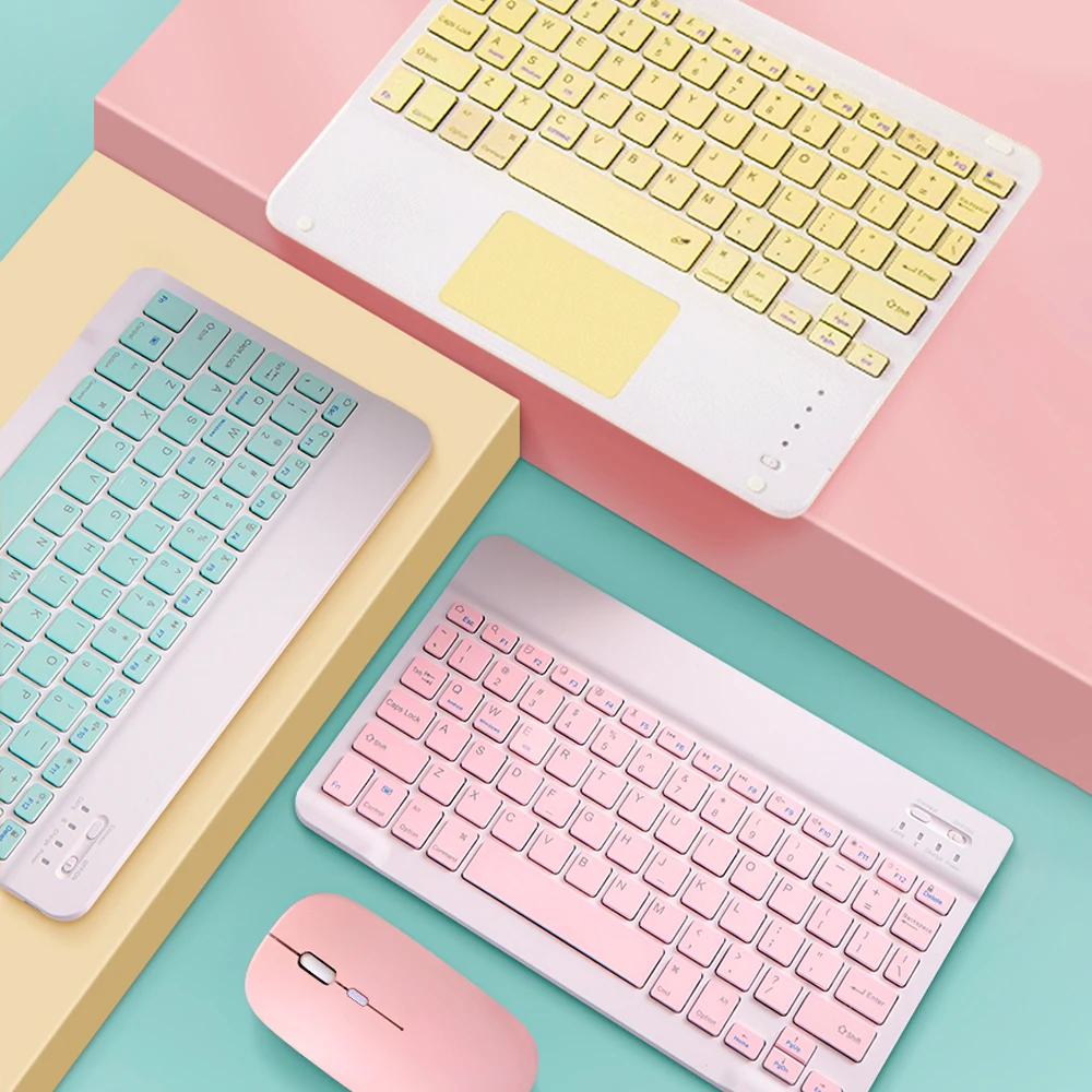 For iPad 7th generation 10.2 9.7“Bluetooth keyboard Pro 11 Air 3 Pro 10.5 Air 2 with mouse For samsung Android Tablet 아이패드 키보드