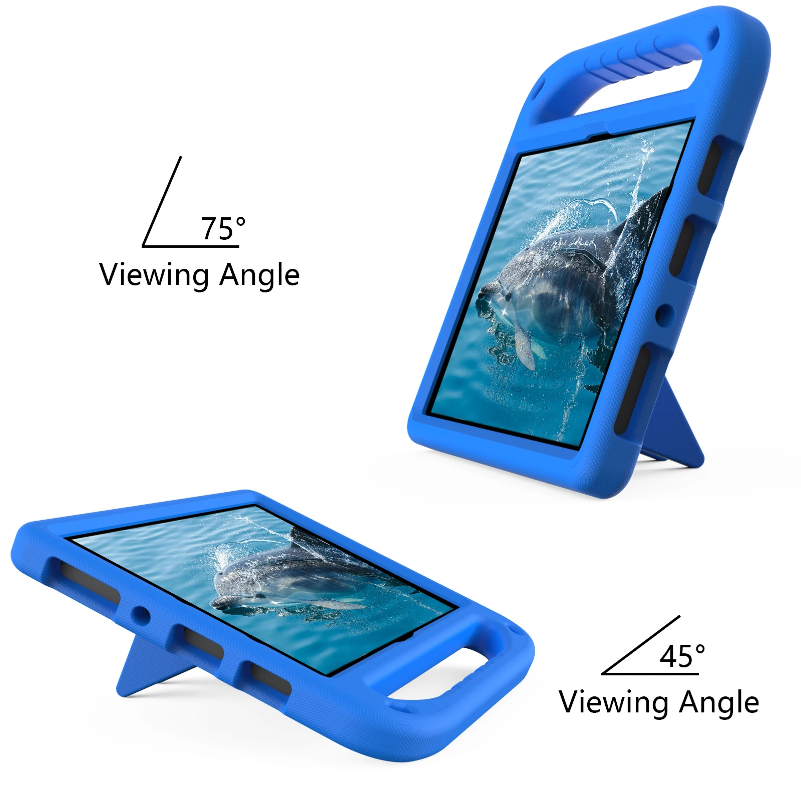 Case for Fire HD 10 Kids EVA Soft Tablet Stand Cover for Fire HD 10 Plus 10.1"