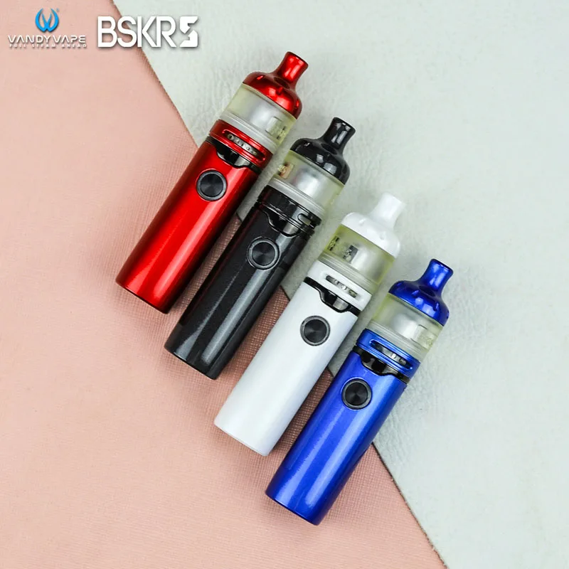 Оригинальный Vandy Vape Berserker S AIO Kit BSKRS Vandyvape электронная сигарета Pen 1100 мАч батарея 2 мл