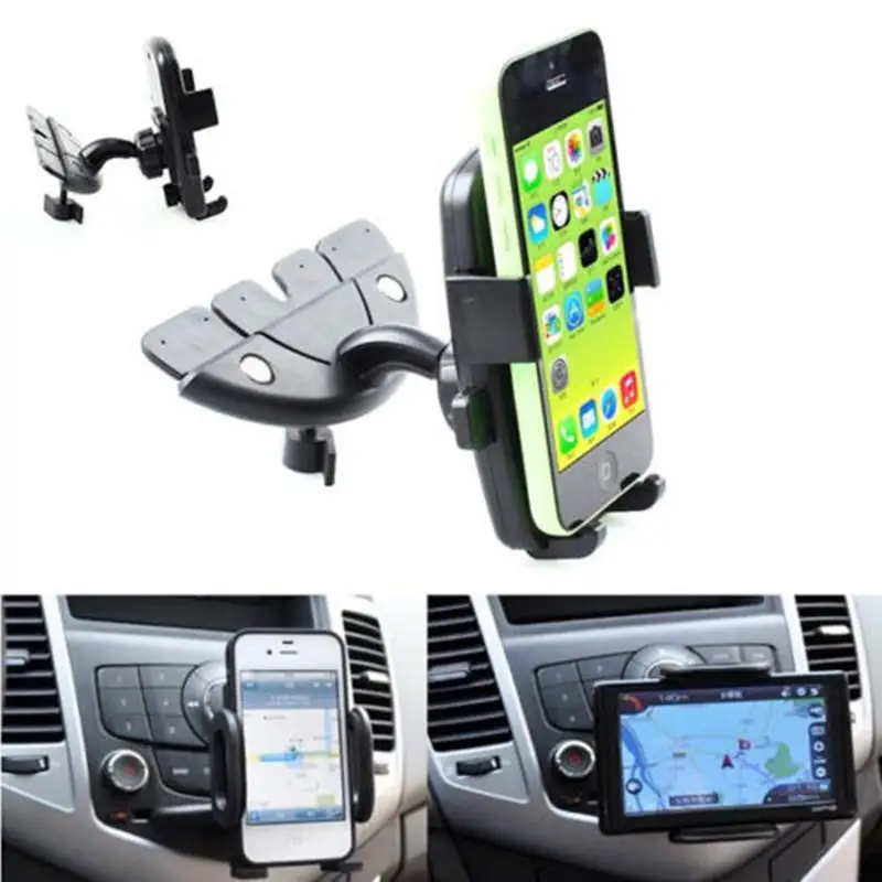 

360 Degree Rotatable Car Holder CD Slot Mount Bracket for iPhone Samsung