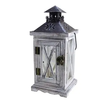 

Special Retro wood lamp candlestick Romantic Wedding Cheap Candle Holder Lantern Home Decoration Crafts Dropship