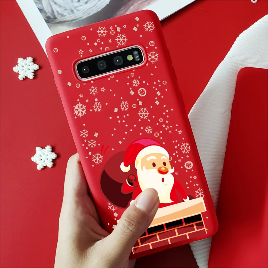 sdlrzt Xmas Deer силиконовый чехол для samsung A30 чехол A50 A70 S7 Edge S8 S9 S10 Plus J4 J6 Note 8 9 чехол для samsung A7 A9 год - Цвет: sdlrzt
