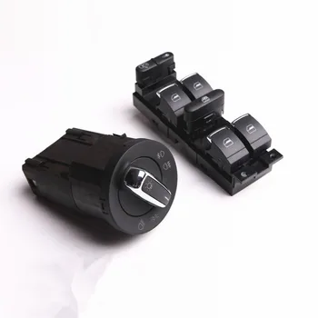 

COSTLYSEED Headlight Knob Window Master Switch Button For MK4 Golf Bora Passat B5 B5.5 Beetle 3BD 941 531 3BD 959 857