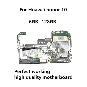 

Used For Huawei honor 10 Unlocked Original Motherboard 6GB+128GB RAM ROM Mainboard Android OS Logic Board With Full Chips
