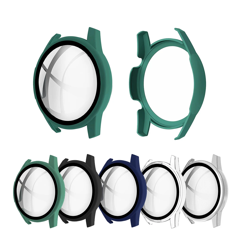 360 закаленное стекло + чехол для Huawei Watch GT2 42 мм 46 защитный ремешок экрана G T 2 GT T2 3D |