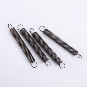 

2PCS,Custom Made Steel Compression Extension Coil Spring With Hooks,1.6mm Wire Diameter*60mm Out Diameter*90-250mm Length
