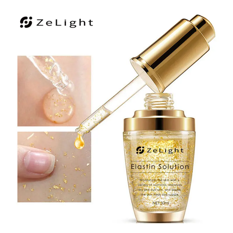 ZELIGHT 24K Gold Anti Aging Hyaluronic Acid Face Serum Moisturizing Hydrating Korean Skin Care Essence 30ml 4