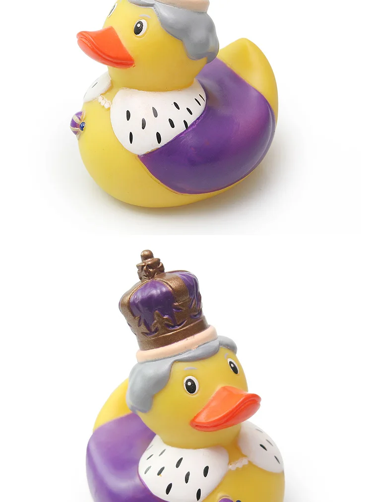 Милая британская королева пародия Трамп стиль утка детская Ванна Душ ванная комната вода игрушка детское праздничное украшение для подарка