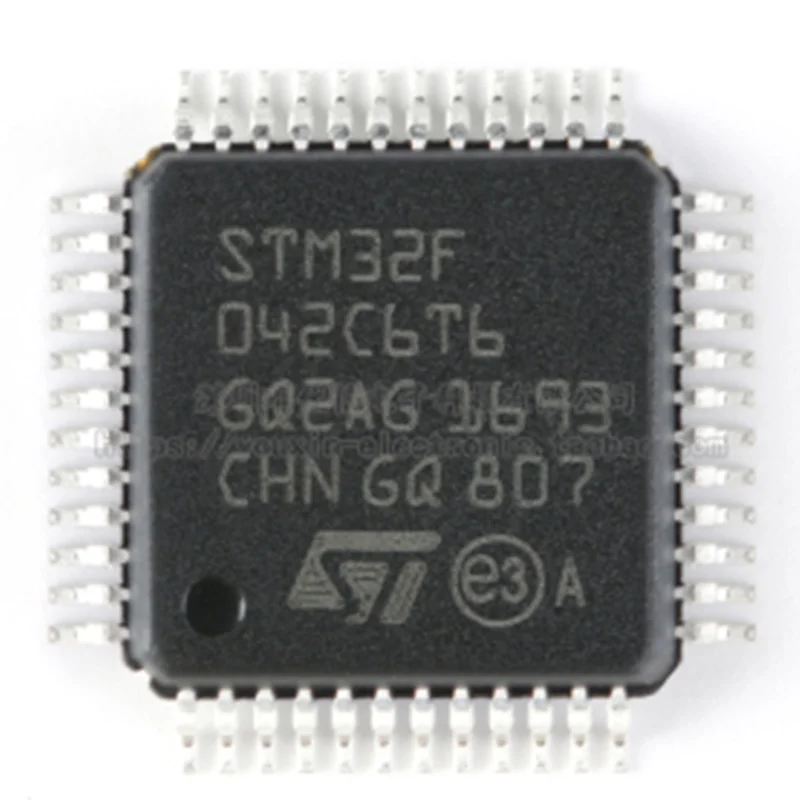 STM32F042C6T6 LQFP-48 ARM Cortex-M0 32-битный микроконтроллер MCU | Электроника