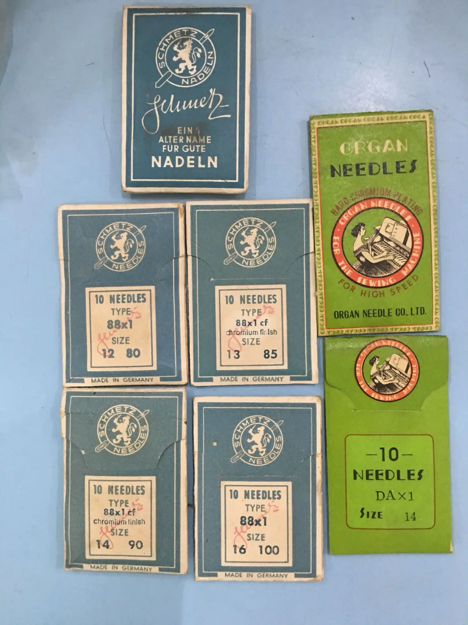 100 SIZE 65/9 GROZ-BECKERT 1128 88X1 88X9 44X3 DAX1 SEWING MACHINE NEEDLES A453 100 SIZE 65/9 GROZ-BECKERT 1128 88X1 88X9 44X3 DAX1 SEWING MACHINE NEEDLES A453