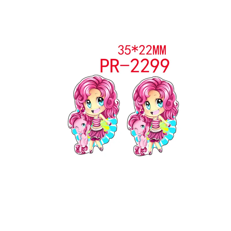 30 шт мультфильм персонаж плоское украшение из смолы pr 2312