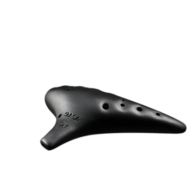 Night By Noble Plastic Ocarina - Soprano C Style With Rubber Finish