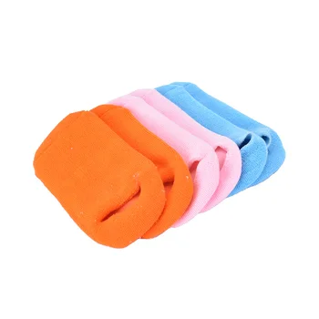 

New 1Pair Silicone Socks Whitening Exfoliating Foot Mask Gloves Spa Gel Socks Moisturizing Hand Mask Feet Care Ageless
