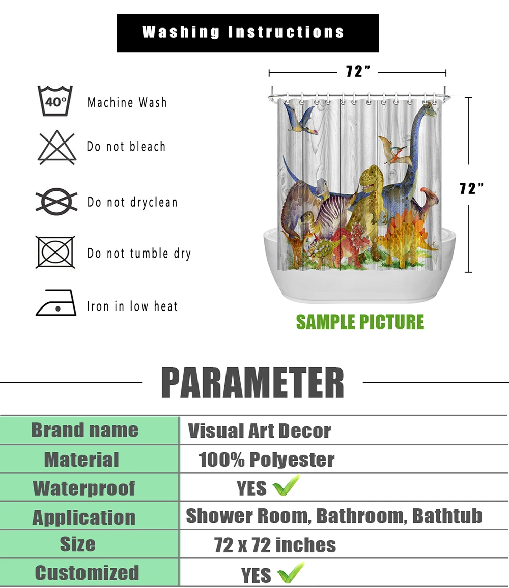 速卖通浴帘详情页 001