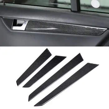 

4PCS Interior Door Panel Cover Trim Real Carbon Fiber Fit for Mercedes c-class W204 2007 2008 2009 2010 2011 2012 2013