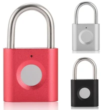 Impressão digital cadeado mini gaveta da porta do armário de bagagem inteligente eletrônico