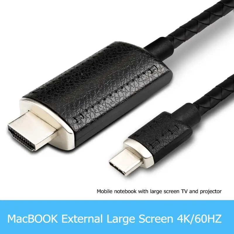 USB C к HDMI кабель адаптер 4K тип-c к HDMI конвертер кабель для samsung S10/S9