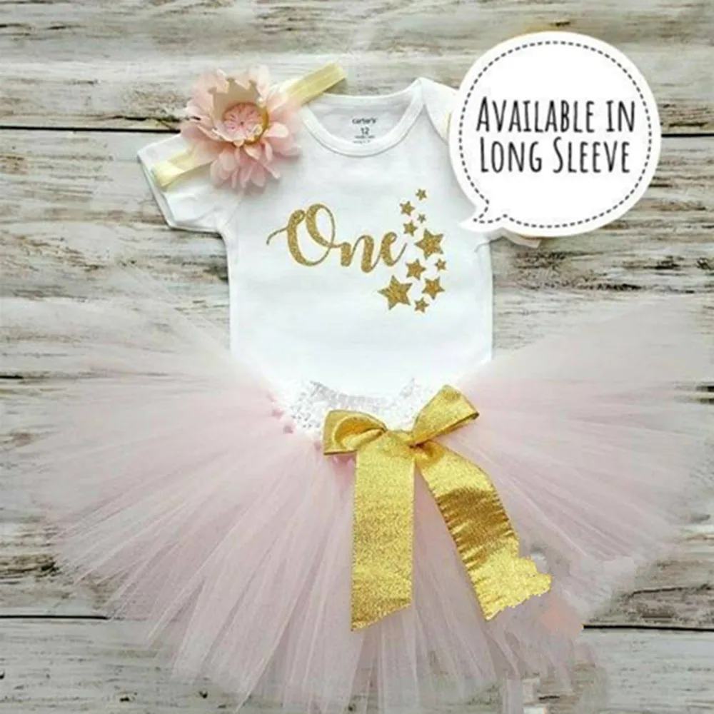 Personalizza Twinkle Twinkle Little Star Birthday Outfit ,Pink And Gold Birthday Outfit , First Birthday Dress