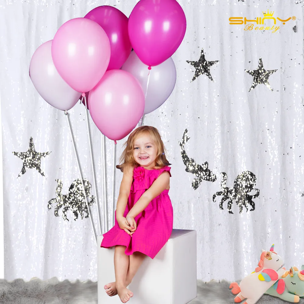 

Sparkling Mermaid Backdrop Glitter Photo Backdrops Photo Background for Wedding, Christmas, Birthday Photo Booth Props-M