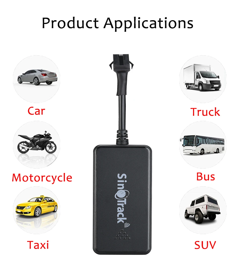SinoTrack gps трекер GSM GPRS устройство слежения за автомобилем монитор локатор пульт дистанционного управления ST-901A+ для мотоцикла с бесплатным приложением