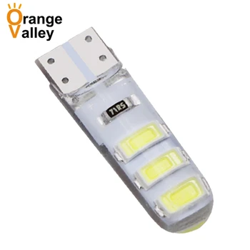 

500Pcs High Quality T10 W5W 194 5630 Car Led Light 6 SMD LED 5730 Car Auto Clearance Lights Reading Light Marker Lamps DC 12V