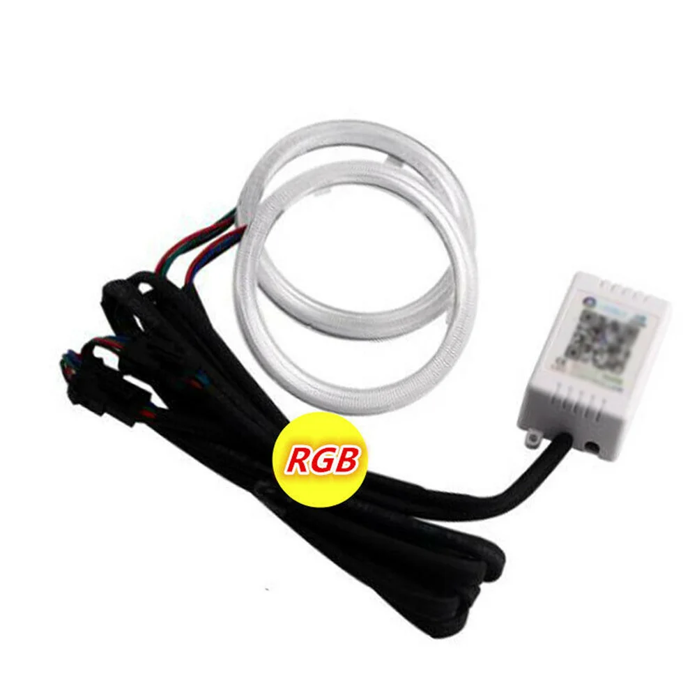 Новое поступление высокое качество 2шт RGB цветной COB автомобильный светильник для