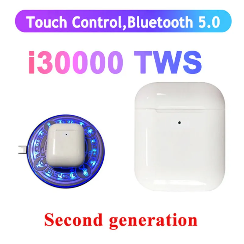 

i30000 tws Wireless Earphone Super Bass support in ear sensor pk i10000 i9000 i50000 tws original air 2