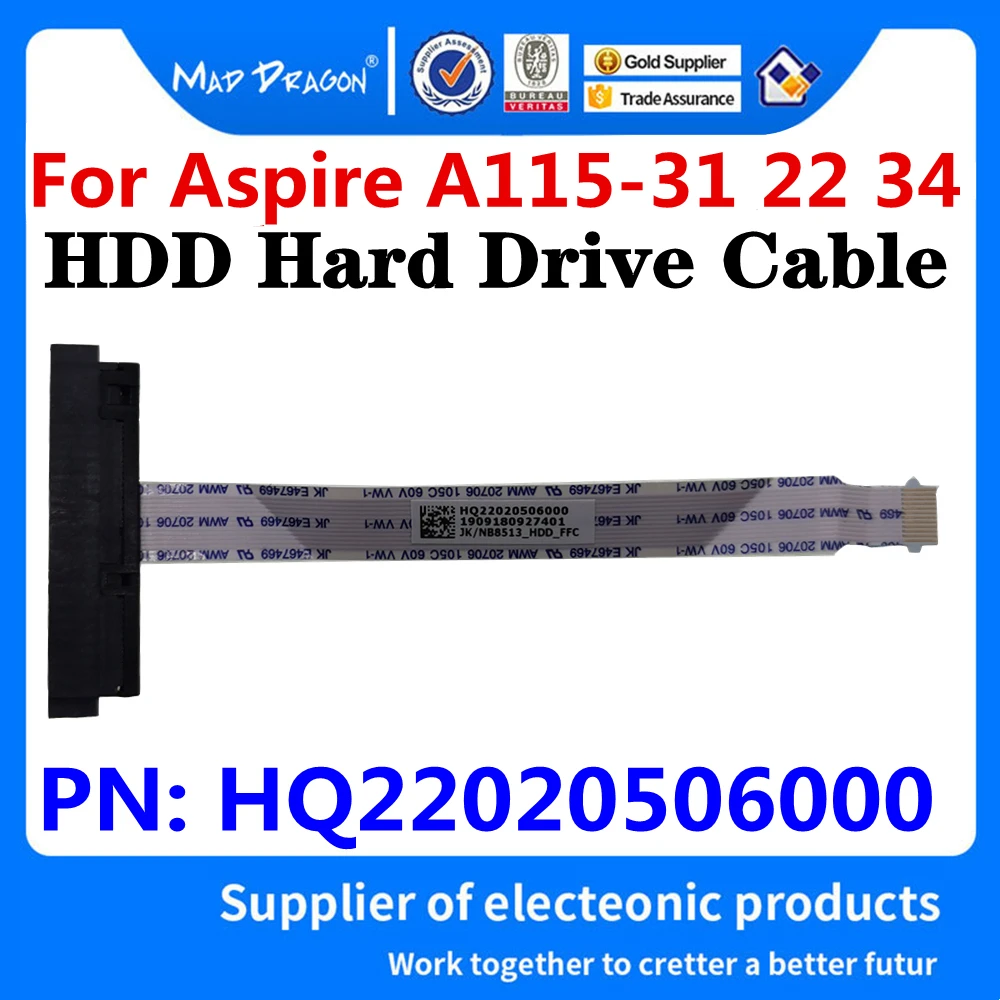 

Новый оригинальный HQ22020506000 для Acer Aspire A115-31 A315-22 NB8513 ноутбук SATA SSD HDD кабель соединительный кабель